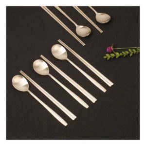 Traditional Copper/Brass Spoons/Chopsticks 5 Sets